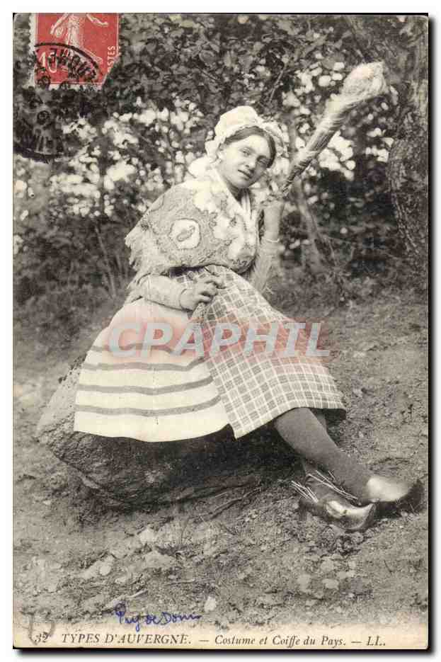 Puy-de-Dôme — Costume et Coiffe du Pays — LL.