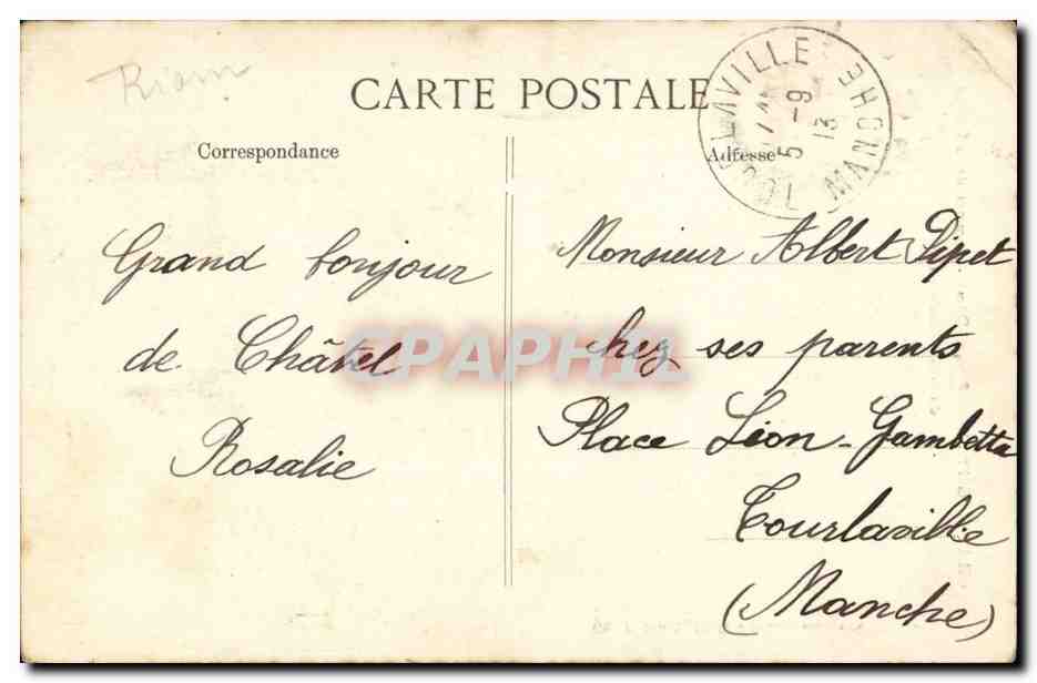 Châtel-Guyon — Puy-de-Dôme — Sommet du Mont Chalussé — Verso
