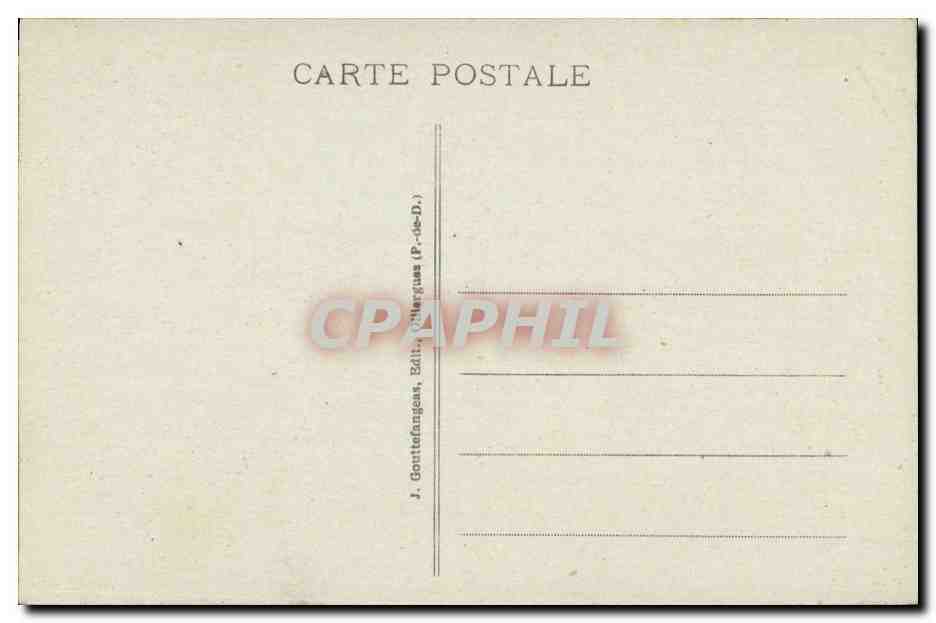 Puy de Dome -Montferrand - Vieille Rue - CPA  — Verso