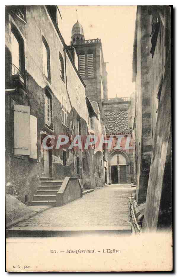 Puy de Dome - Montferrand - L'Eglise - CPA 
