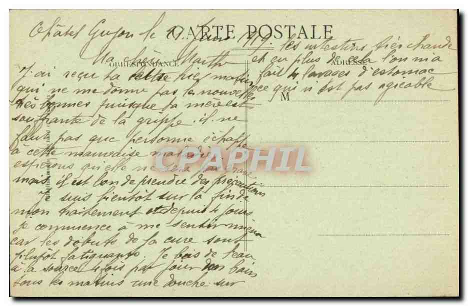 Puy de Dome - Chatelguyon - Le Spledide et Nouvel Hotels - CPA  — Rückseite