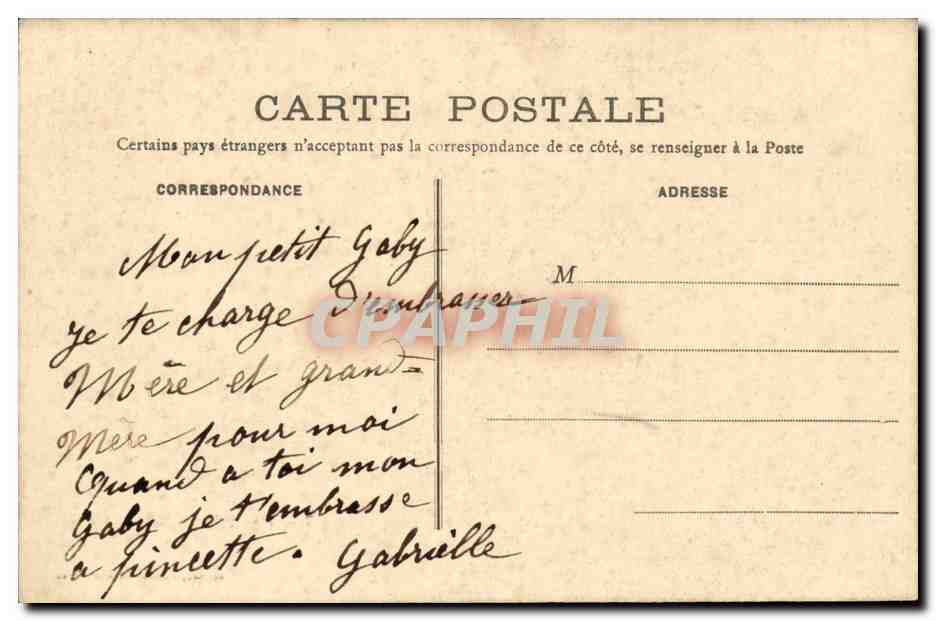 Pontaise - Hôtel-Dieu - La Cuisine — A.G., Pissefontaine-Triel — Verso