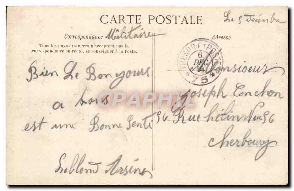 Vaujours- Rue Montauban et Entree du College -CPA — Rückseite