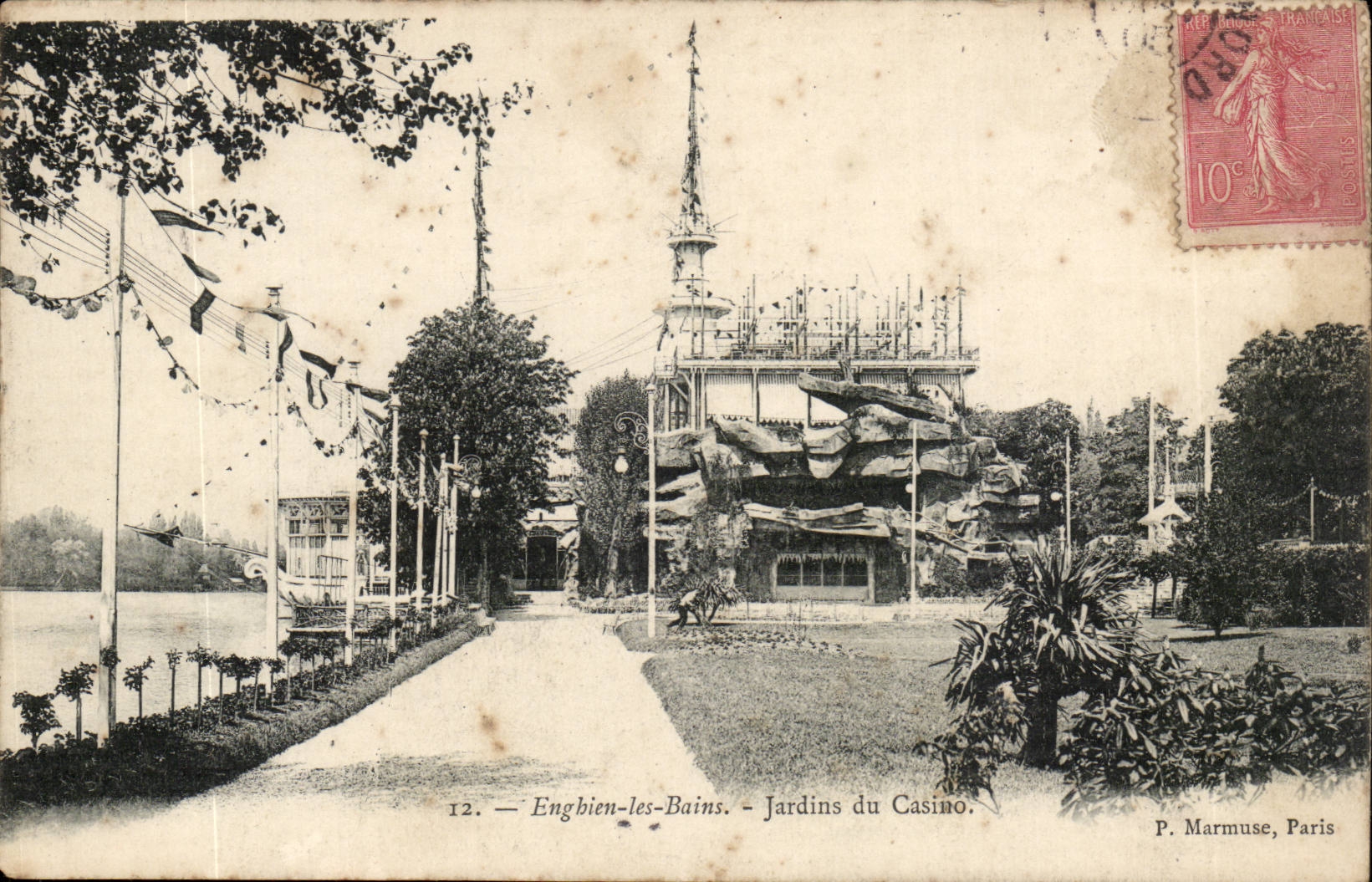Enghien-les-Bains — Jardins du Casino — P. Marmuse, Paris, n°12