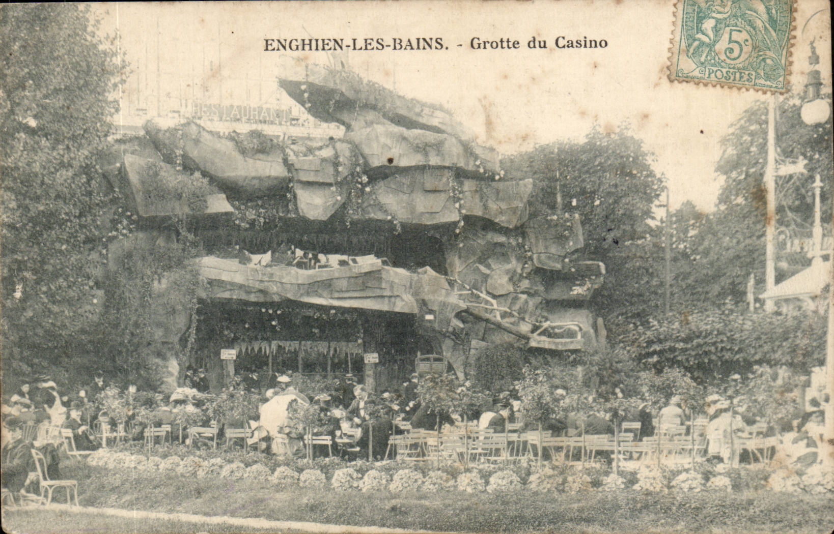 Val-d'Oise- Enghien-les-bains -Grotte du Casino-CPA