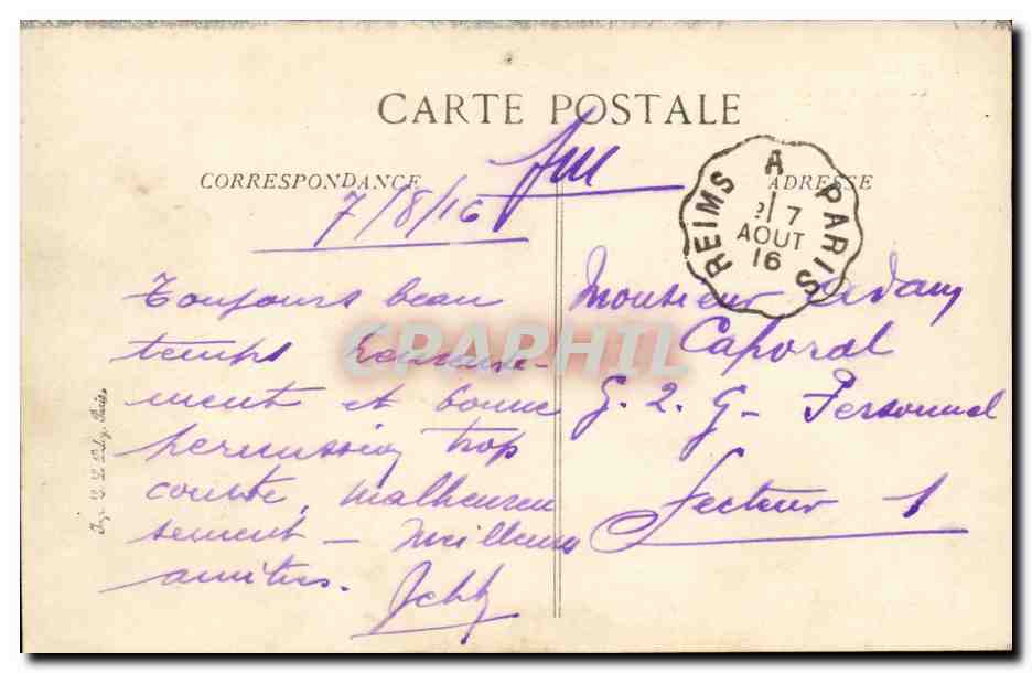 Val d'Oise- Monsoult- Villa Bethanie- La Grotte des Loudres-CPA — Back