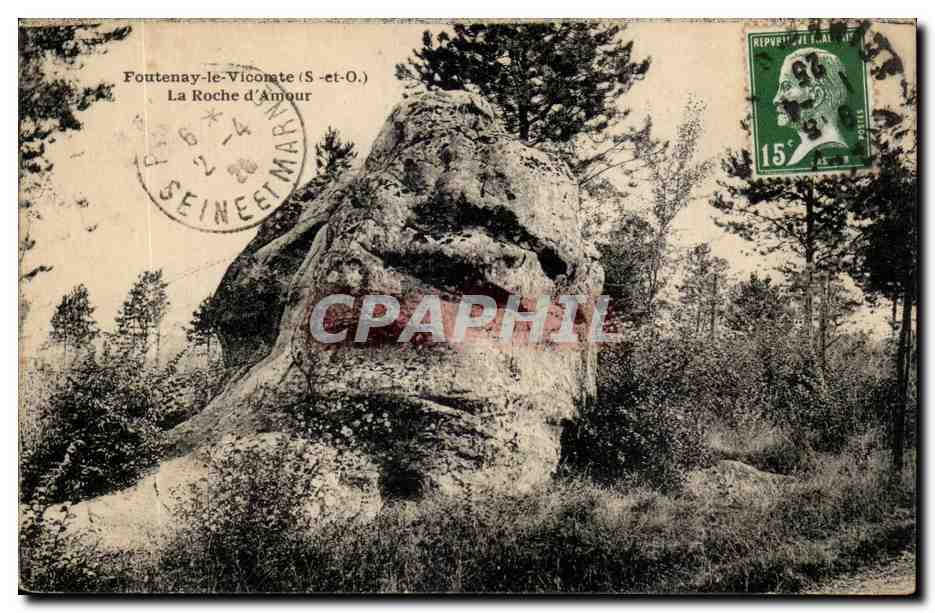 Val d'Oise- Foutenay-le-Vicomte- La Roche D'Amour -CPA