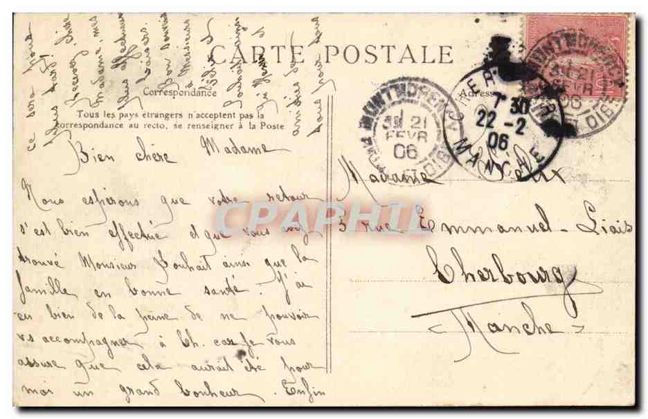 Montmorency — Boulevard de l'Ermitage — C.L.C. — Verso