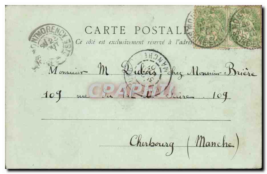 Montmorency — La Gare — Éditeur F.H. Paris, n° de série non visible — Verso