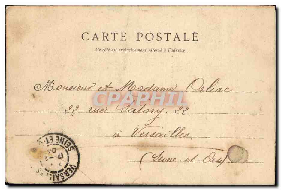 Val D'Oise-Magny- La Halle -CPA — Rückseite