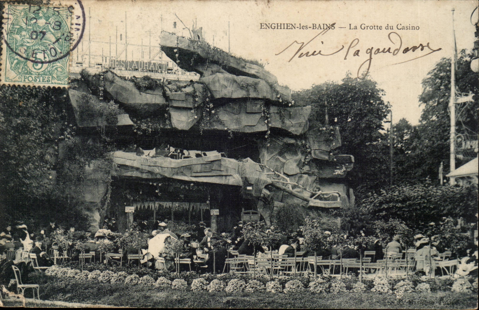 Val D'Oise- Enghien-les-Bains- La Grotte du Casino -CPA