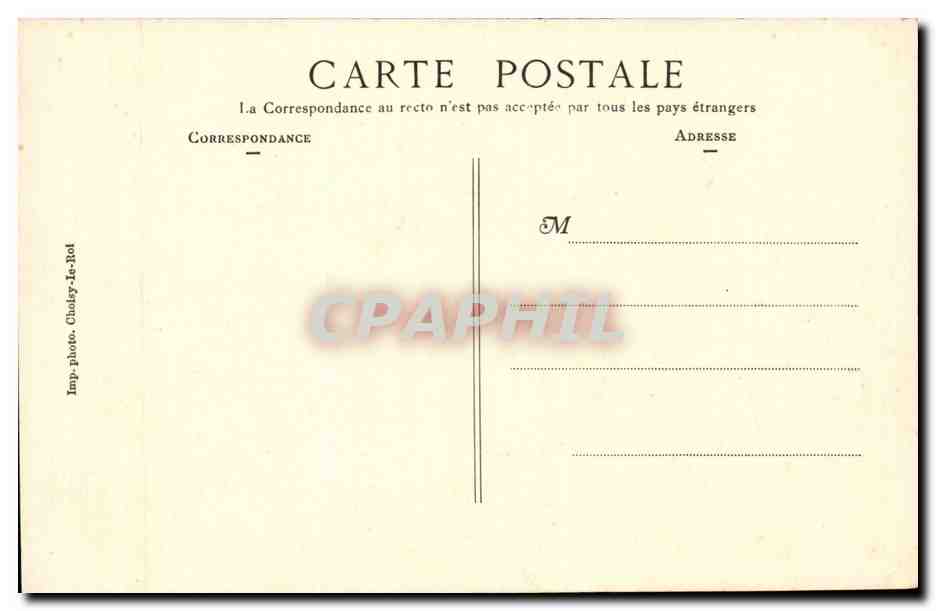 Val D'Oise- Enghien-les-Bains- Les bords du Lac -CPA — Verso
