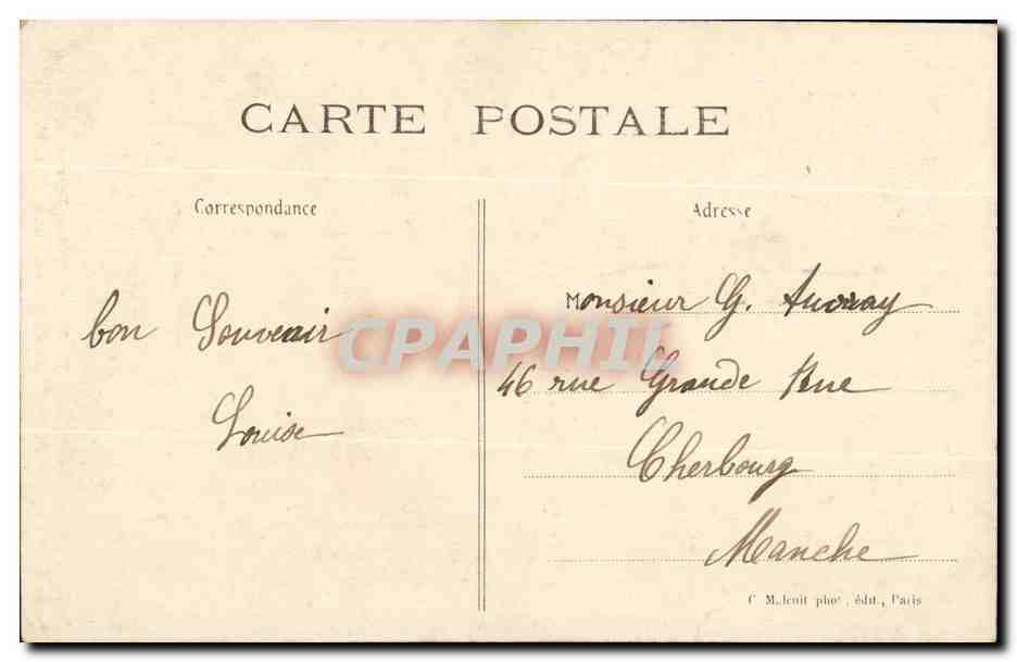Val D'Oise- Pontoise Eglise Notre Dame- Chapelle de La Vierge Miraculeuse -CPA — Rückseite