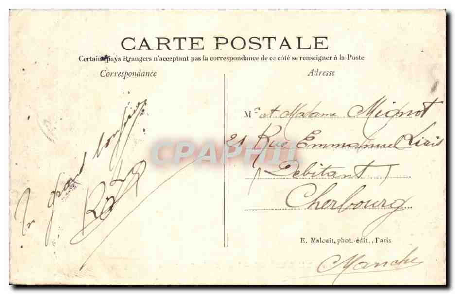 Paris (12) Bois de Vincennes- Une Allee Cycliste-velo-bicycle--CPA — Rückseite