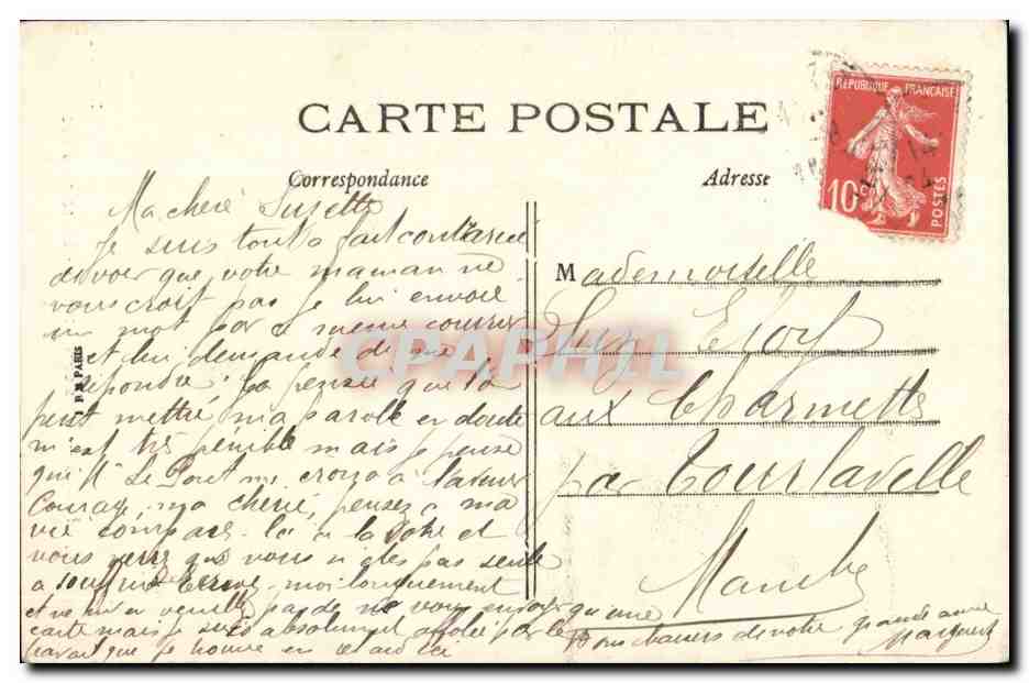 Paris (12) Bois de Vincennes- Un Coin du Lac- Cygne-CPA — Rückseite