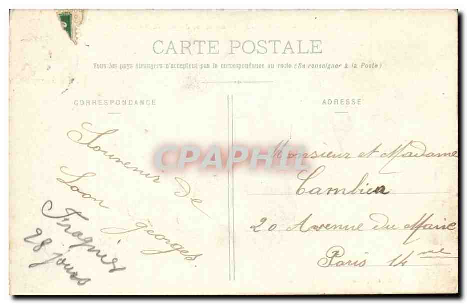 Laon - Mont-de-Vaux - La montée ou descente du Funiculaire — D. G., édit., Laon — Rückseite