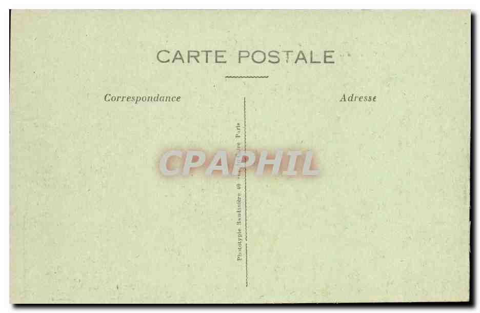 Ruines de l'entrée du Château — COUCY-le-CHATEAU — édition 'La France reconquise (1917)' — Verso