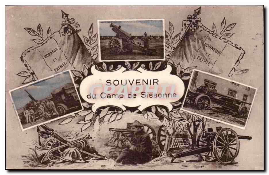 Camp de Sissonne — Souvenir — Pottelein-Goux, Éditeur (Aisne)