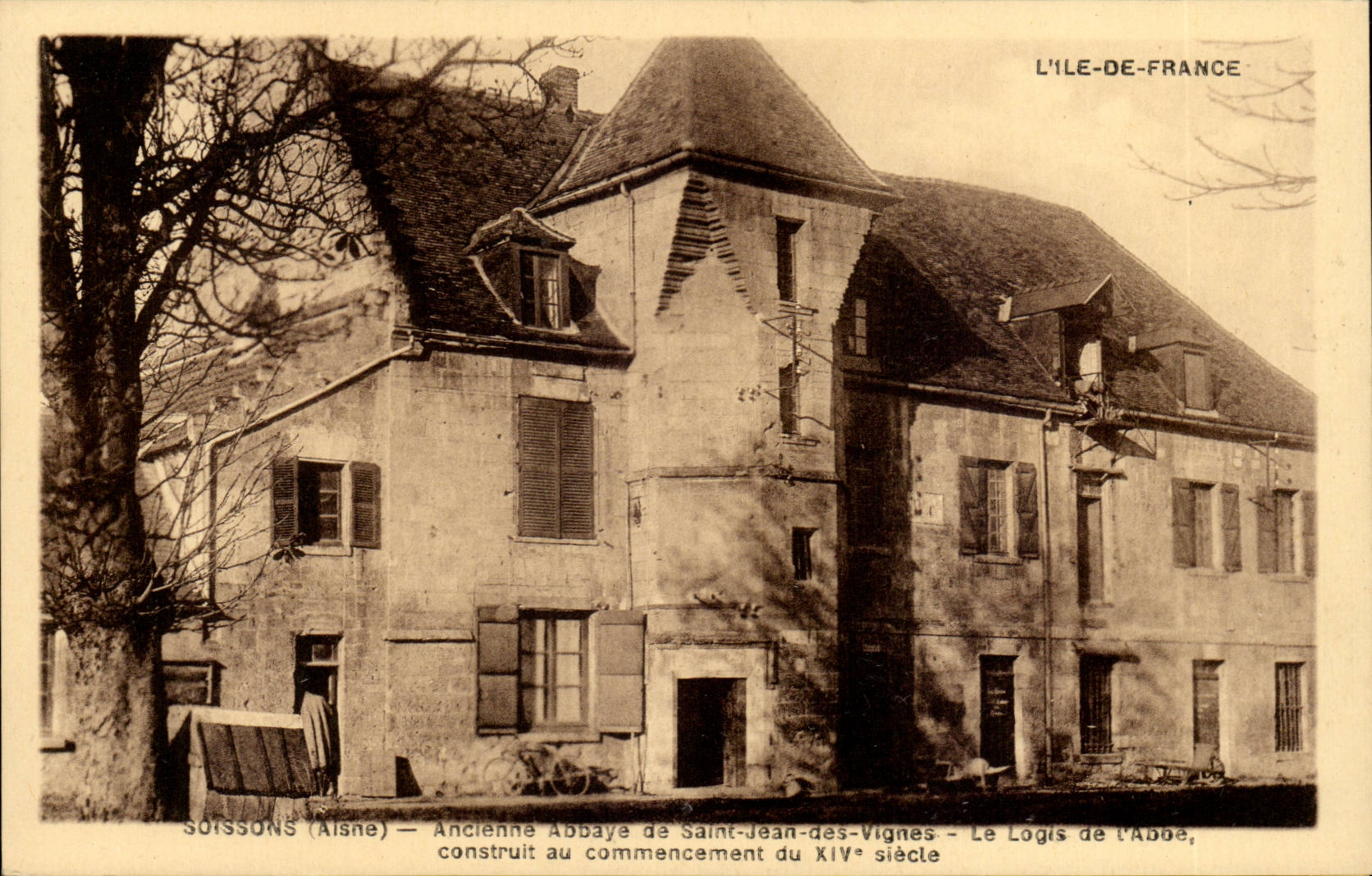 Soissons (Aisne) — Alte Abtei Saint-Jean-des-Vignes — Das Wohnhaus der Äbtissin, gebaut am Anfang des 14. Jahrhunderts