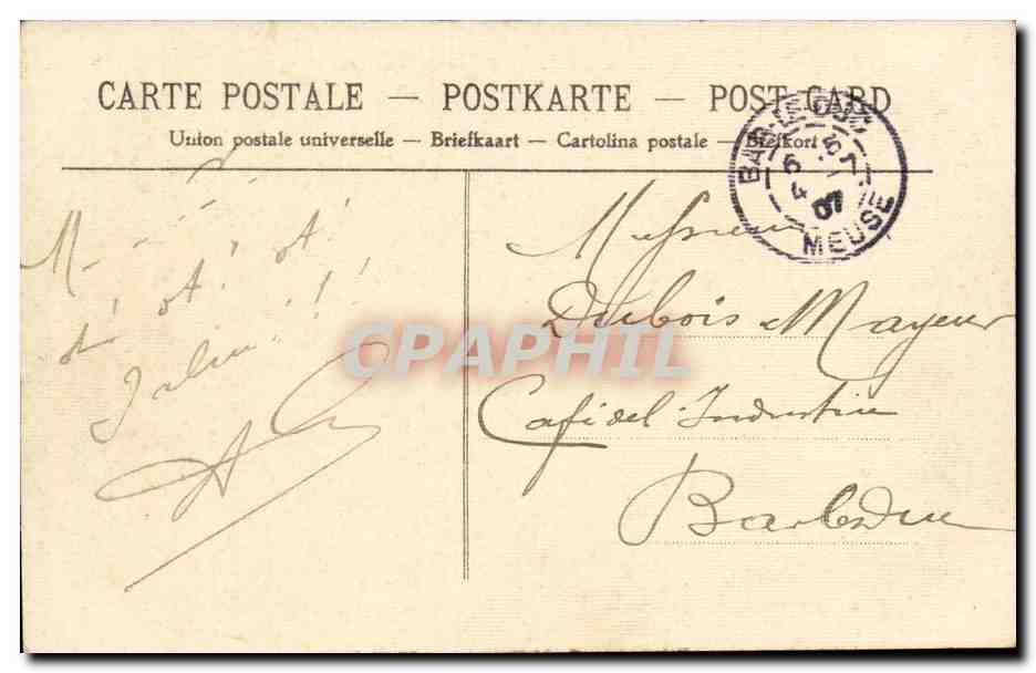 CPA Hirson L'Oise et le Gland au pont de pierre — Rückseite
