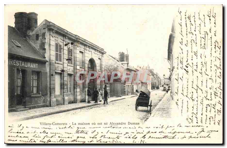 Villiers-Cotterets — La maison où est né Alexandre Dumas — A. Bruger Frères, phot.
