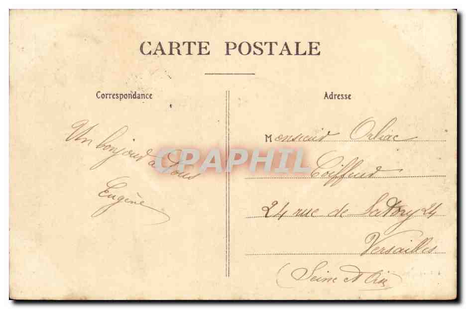 La Fere - La Revue - Remise es Decorations - CPA  — Rückseite