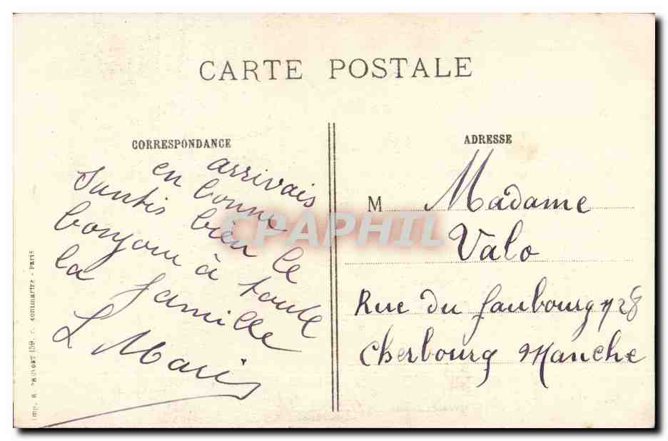Berry-au-Bac (Aisne) — L'Église en ruines après les terribles bombardements — Visé Paris 356 — Verso
