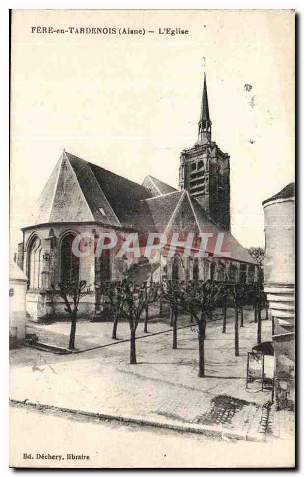 Fere en Tardenois - La Cathedrale - CPA -