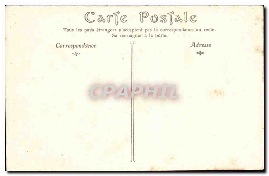 Laon - La Cathedrale - Portail lateral droit - CPA  — Rückseite