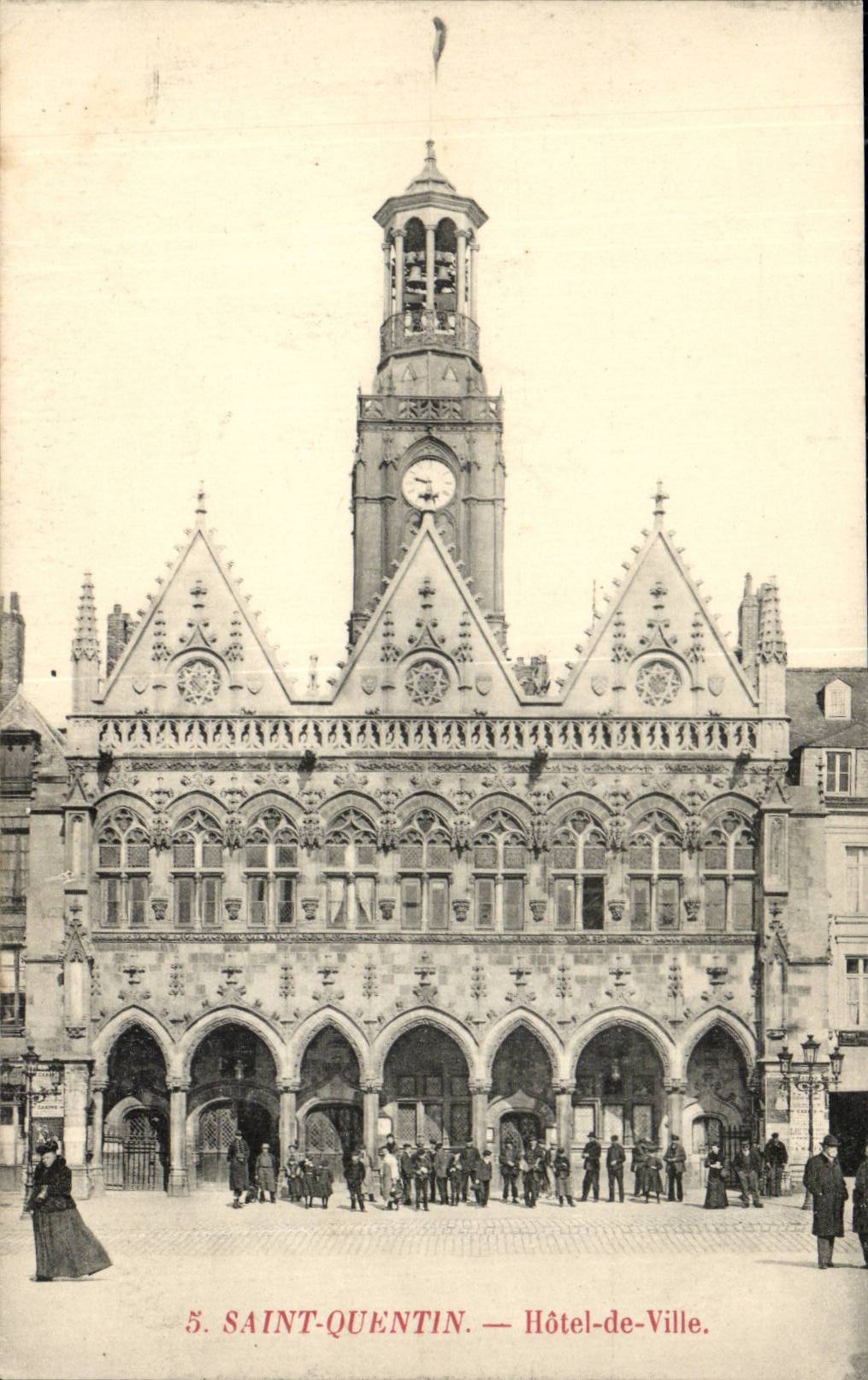Saint Quentin - Hotel de Ville - CPA 