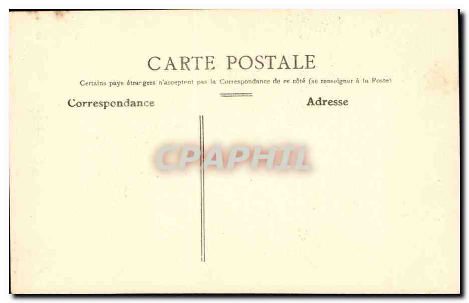 Saint Quentin - Hotel de Ville - CPA  — Rückseite