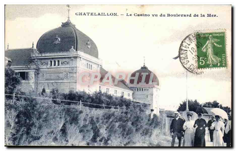 chatelaillon CPA Le casino vu du boulevard de la mer 