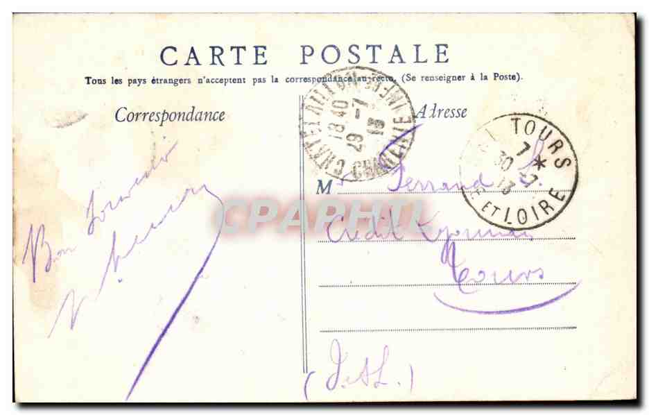 chatelaillon CPA Le casino vu du boulevard de la mer  — Rückseite