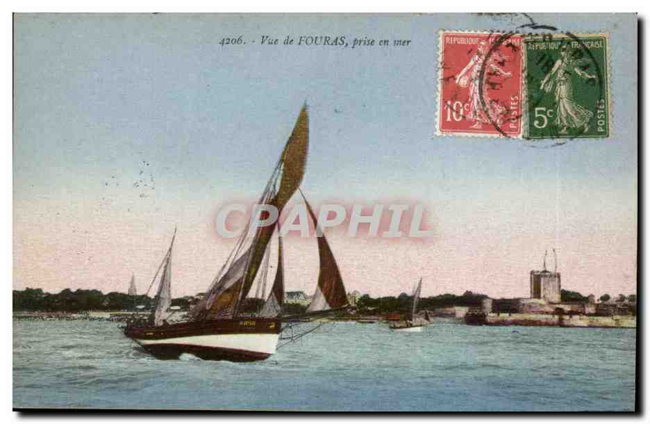 Fouras CPA Vue prise en mer (bateau)