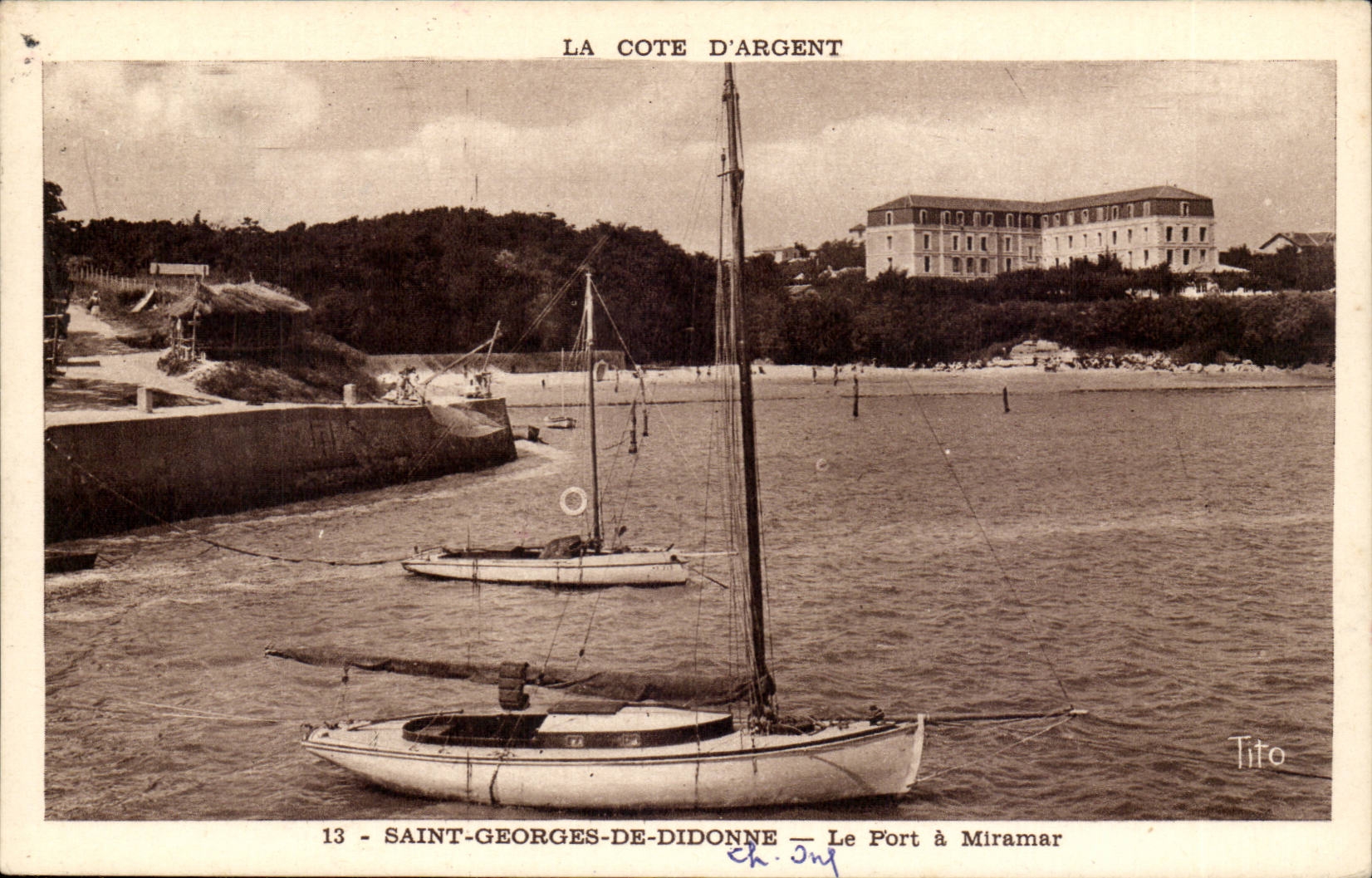 St Georges de Didonne CPA Le port a Miramar