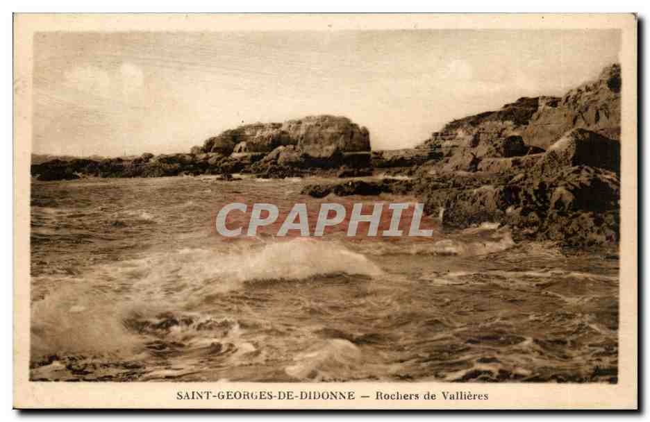 Saint-Georges-de-Diddonne — Rochers de Vallières — Éditeur Mathieu 'La Maison de l'Amateur'