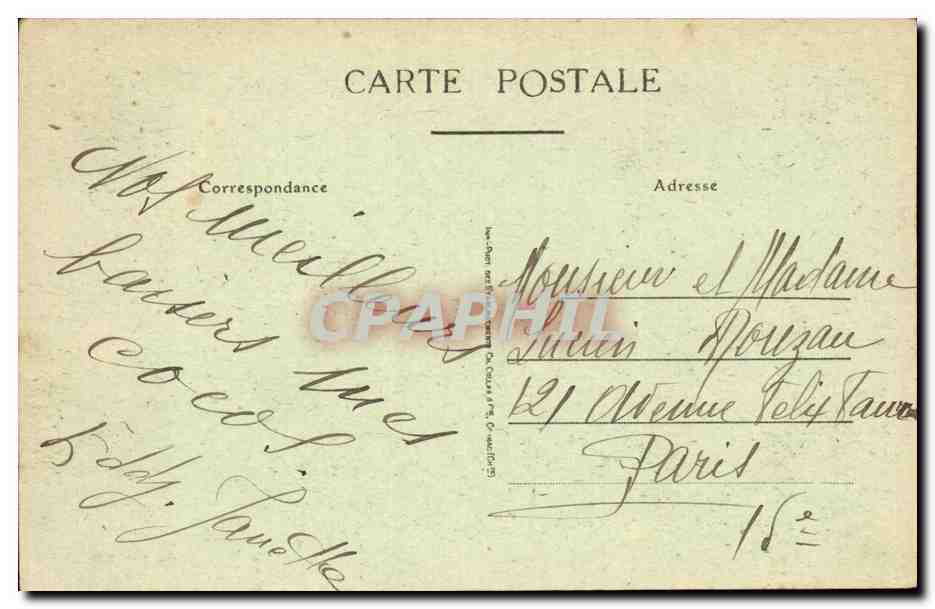 SAINT-TROJAN-les-BAINS — Le Port — Qualité de gauche — Cabanes des Ostréiculteurs — Collection H. Fouchier, St Troj n — Verso
