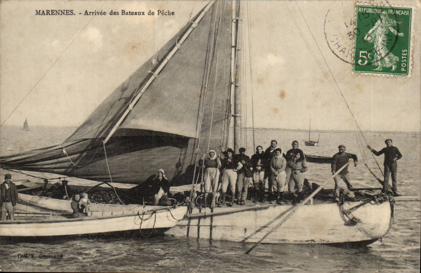 Marennes CPA Arrivee des bateaux de peche TOP