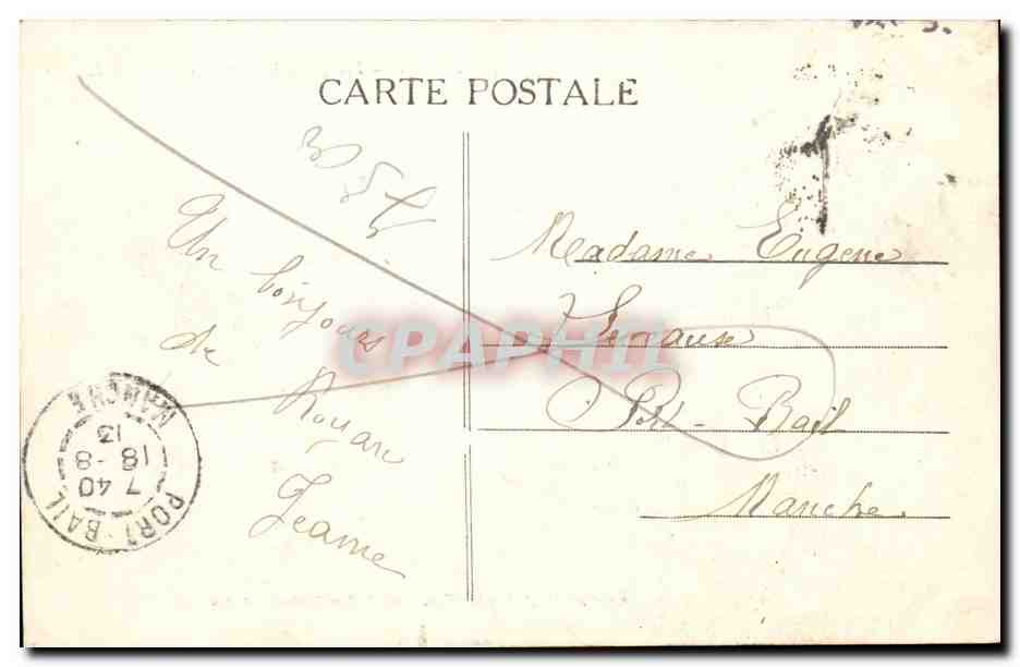 Royan — Vue générale prise de Family Hôtel — Editée par l'Ing.-Opticien Novozelski, 3, Rue Gambetta, Royan — Rückseite