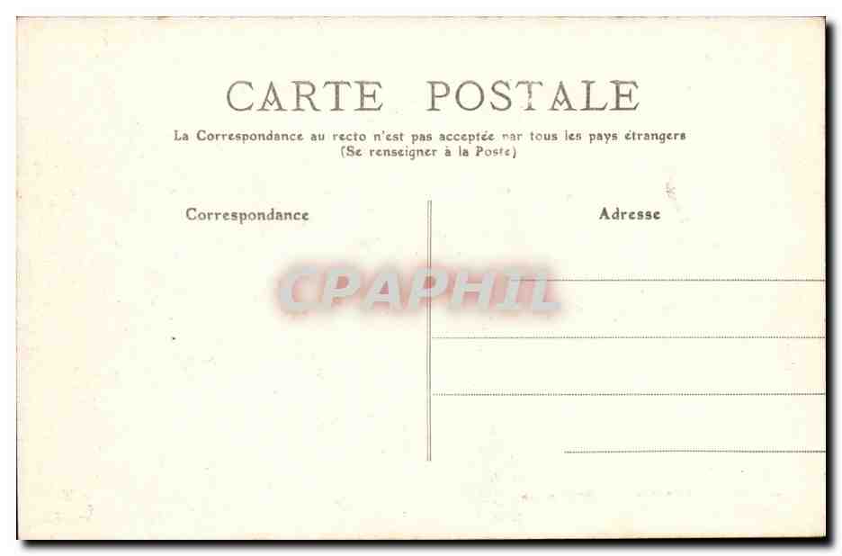 Royan CPA Boulevard Saint Georges (vers Royan au dela du Grand Hotel) — Back