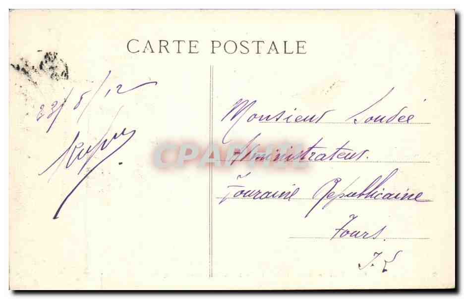 Environs de Royan CPA Foret d ela Grande Cote — Back