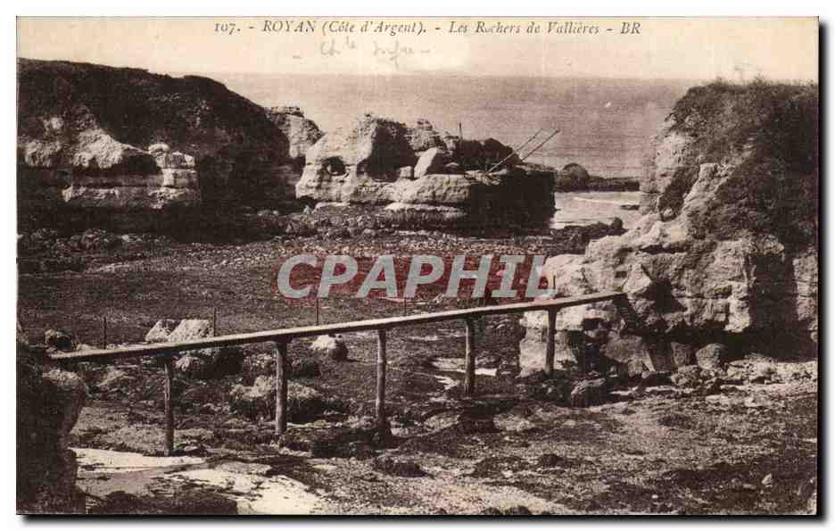 Royan (Côte d'Argent) — Les Rochers de Vallières — BR