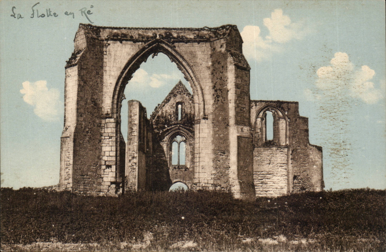 La Flotte en Ré — Ruines de l'Abbaye Saint-Laurent-des-Châteliers — éditeur : J. Lefebvre, 3368