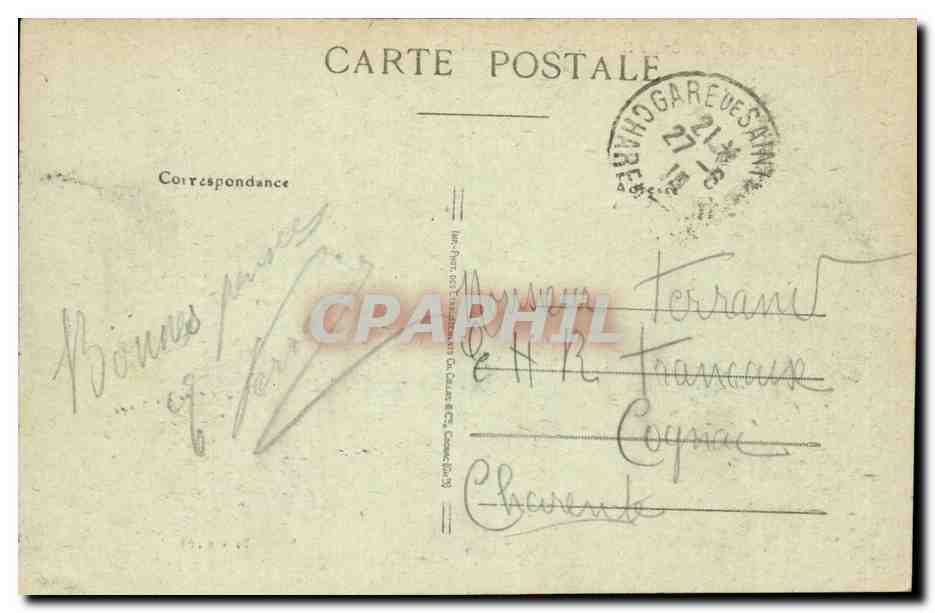 Saintes CPA Arenes gallo romaines vue generale — Back