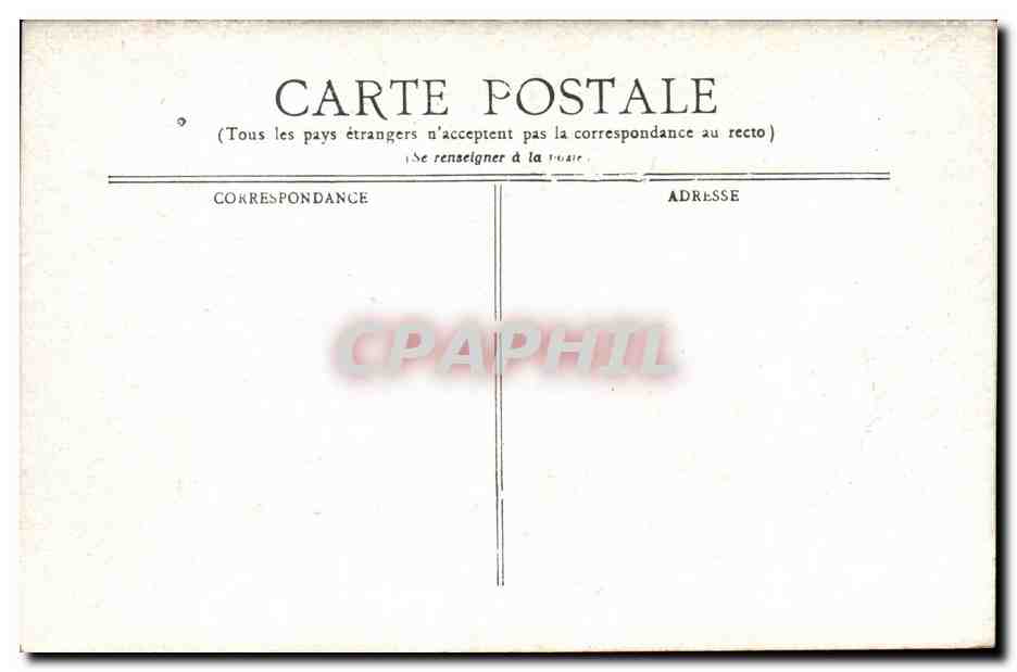 Vichy CPA La Pastillerie  — Verso