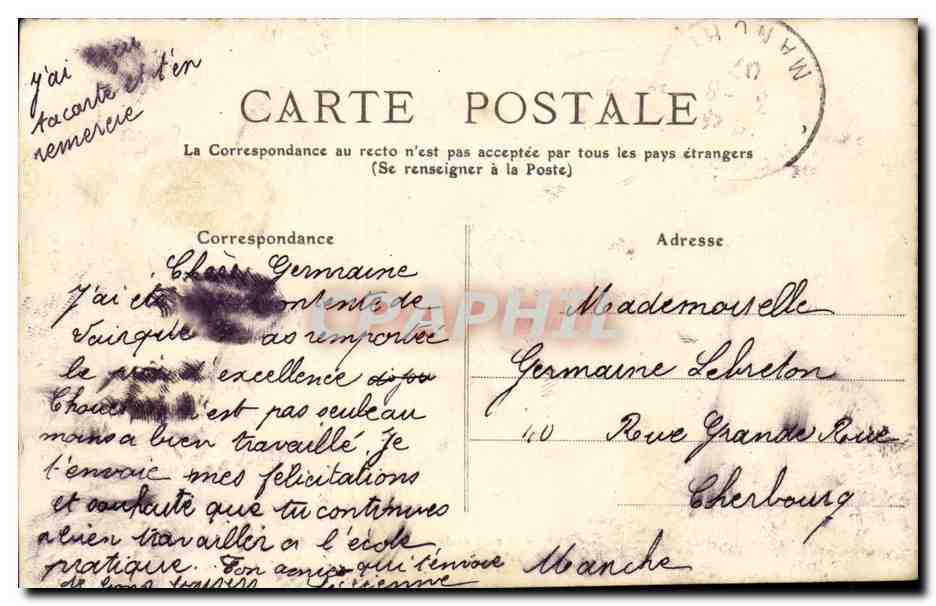 Vichy — Le Hall du Palais des Sources — D.CVG n°13 — Rückseite