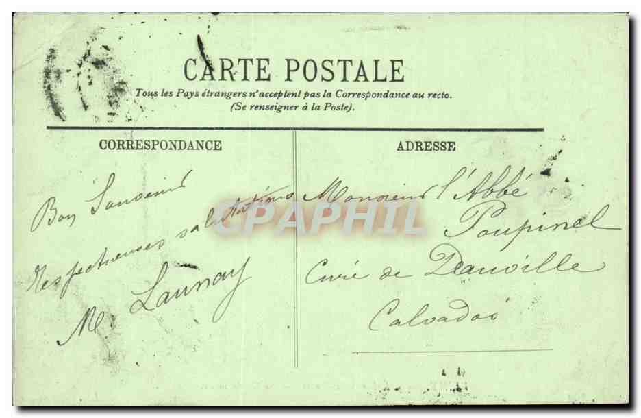 Vichy — L'Église Saint-Louis — Sortie de messe. LL. n° 309 — Rückseite