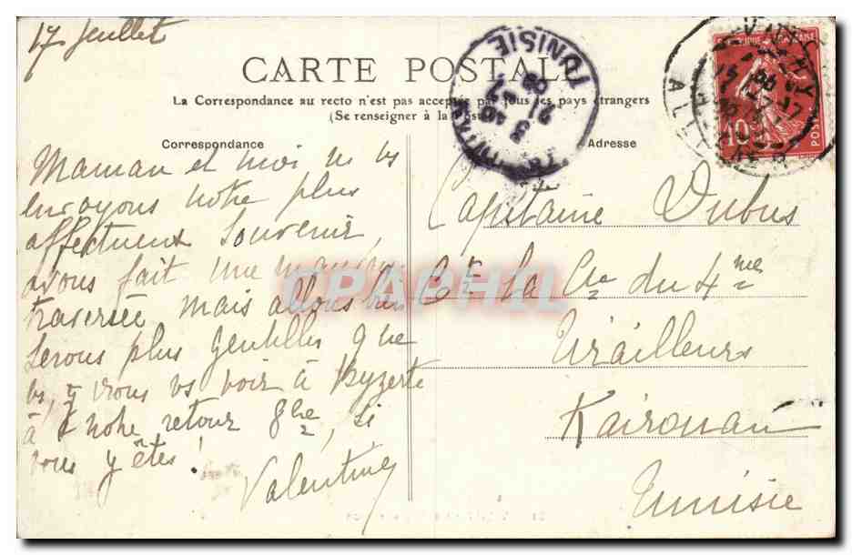 Vichy — La Restauration — CVC, n°51 — Rückseite