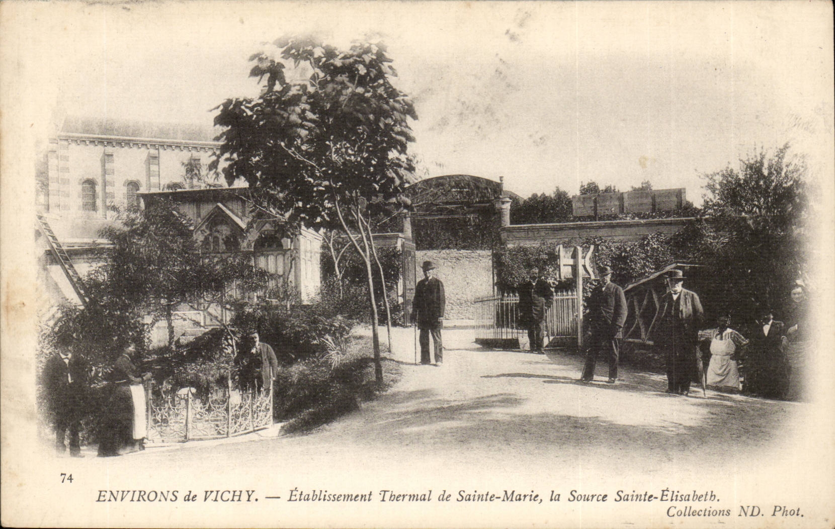 Environ de Vichy — Établissement Thermal de Sainte-Marie, la Source Sainte-Élisabeth — Collections ND. Phot. n°74