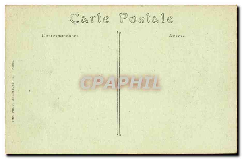 Vichy CPA La source de l'hopital — Rückseite
